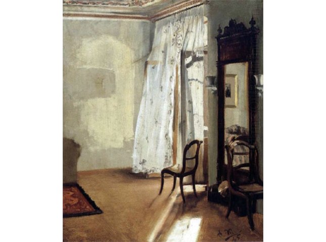 Геннадий Кацов СЛОВОСФЕРА №126 Адольф фон Менцель, «Балконная комната (французское окно)» (1845)