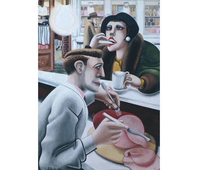 Геннадий Кацов СЛОВОСФЕРА №155 Эдуард Бара, «Закусочная» (1930)