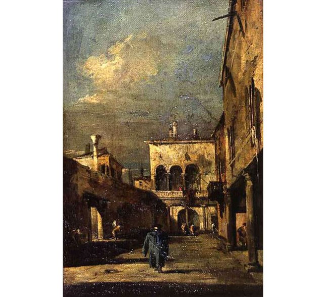 Геннадий Кацов СЛОВОСФЕРА №4 Франческо Гварди, «Венецианский дворик» (1770) Геннадий Кацов СЛОВОСФЕРА №4 Франческо Гварди, «Венецианский дворик» (1770)