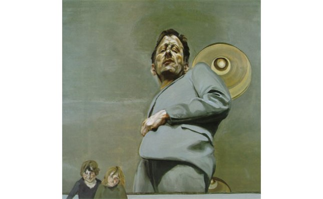 Геннадий Кацов СЛОВОСФЕРА №122 Люсьен Фрейд, «Отражение с двумя детьми. Автопортрет» (1965)