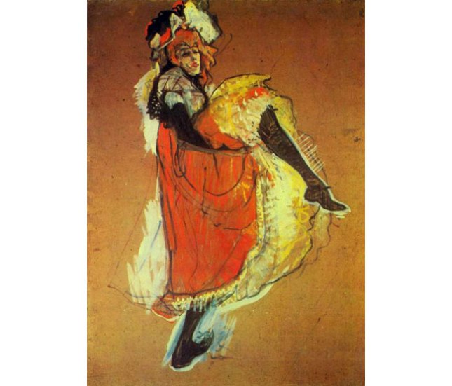 Геннадий Кацов СЛОВОСФЕРА №22 Анри Тулуз-Лотрек, «Танцующая Джейн Арвиль» (1893)