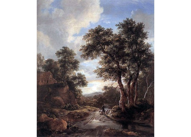 Геннадий Кацов СЛОВОСФЕРА №63 Якоб ван Рейсдал, «Рассвет в лесу» (1670)