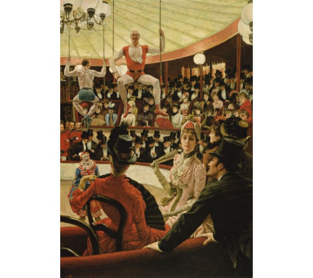  Геннадий Кацов СЛОВОСФЕРА №123 Джеймс Тиссо, «Женщины в Париже. Любительницы цирка» (1885)
