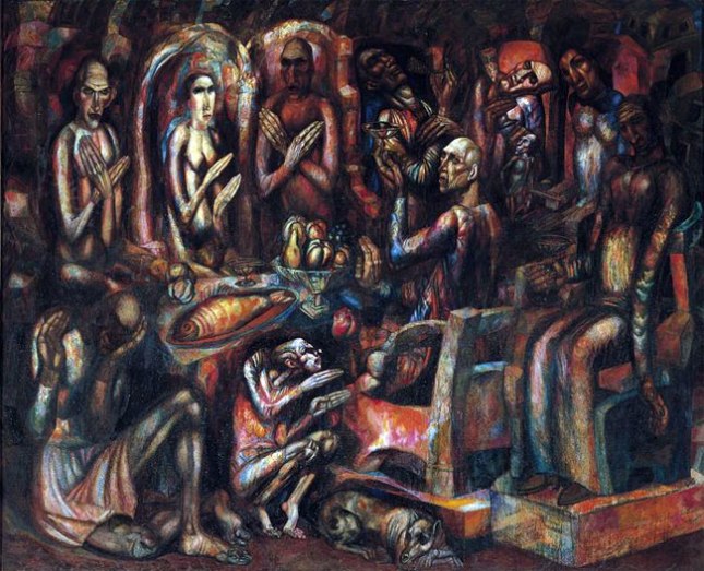 Геннадий Кацов СЛОВОСФЕРА №35 Павел Филонов, «Пир королей» (1913) Геннадий Кацов СЛОВОСФЕРА №35 Павел Филонов, «Пир королей» (1913)